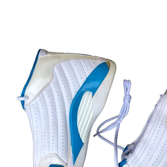 RARE 2011 Air Jordan 14 Retro Neptune Blue Size 6 - Picture 10 of 15